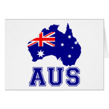 Continente de Australia Tarjetas