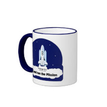 Continúe la taza de la misión (la mano derecha)