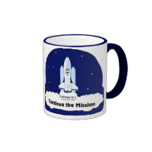 Continúe la taza de la misión (la mano izquierda)