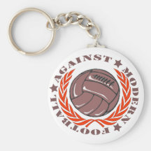 Contra fútbol moderno llavero personalizado