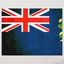 Contraste colorido PitcairnianFlag Tarjetón