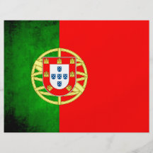 Contraste colorido PortugueseFlag Tarjeton
