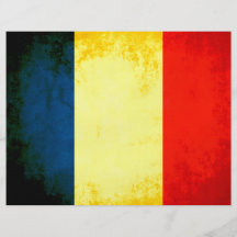 Contraste colorido RomanianFlag Tarjetas Publicitarias