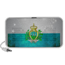 Contraste colorido SammarineseFlag Laptop Altavoces