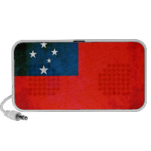 Contraste colorido SamoanFlag Altavoz De Viajar