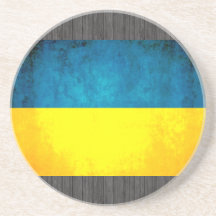Contraste colorido UkrainianFlag Posavasos Manualidades