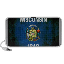 Contraste colorido WisconsiniteFlag Altavoz De Viajar