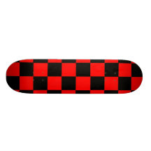 Controles del rojo monopatín personalizado
