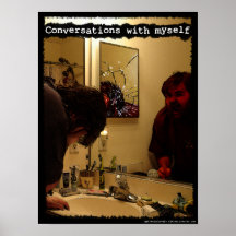 Conversaciones mí mismo poster