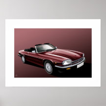 Convertible de Jaguar XJ-S Impresiones