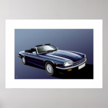 Convertible de Jaguar XJ-S Posters