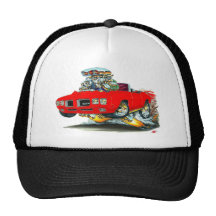 Convertible rojo de 1970 GTO Gorra