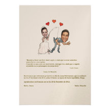 Convite com Caricatura