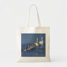Convoy de cisnes bolsa lienzo
