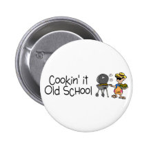 Cookin él escuela vieja pins