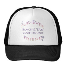 Coonhound negro y del moreno Furever Gorros