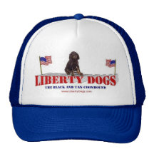 Coonhound negro y del moreno gorras