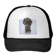 Coonhound (negro y moreno) gorro de camionero