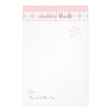 Coordenada rosado suave del cochecillo de bebé papeleria personalizada