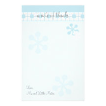 Coordenada suave del cochecillo de bebé azul papelería personalizada