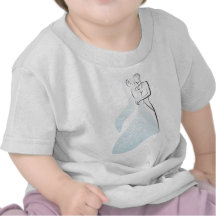 Coordinación retra azul de los bailarines del boda camiseta