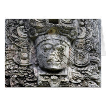 copán de la cara tarjetas