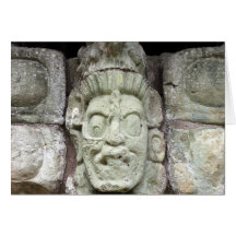 copán de la cara tarjeton