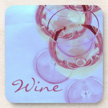 copas de vino con fotografía del vino posavasos de bebidas