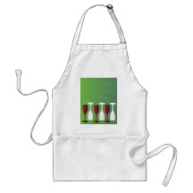 Copas de vino delantales