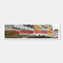 Copenhague, Dinamarca Pegatina De Parachoque