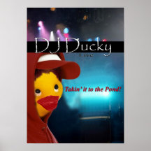 copia ducky de DJ Poster