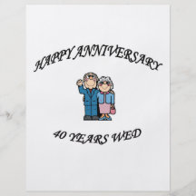 Copia FELIZ del ANIVERSARIO 40 Tarjetas Informativas