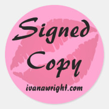 Copia firmada con los pegatinas del URL