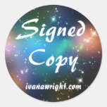 Copia firmada Fi de Sci con los pegatinas del URL
