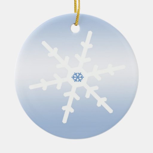Copo de nieve adornos