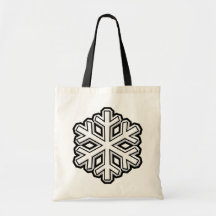 Copo de nieve bolsa de mano