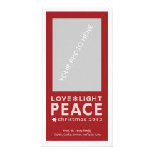 Copo de nieve Card_Rd Tarjeta Con Foto Personalizada