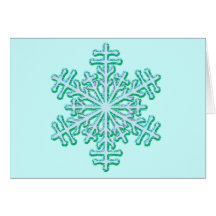 Copo de nieve clásico del invierno del navidad tarjetas