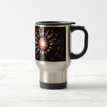 Copo de nieve cósmico tazas de café