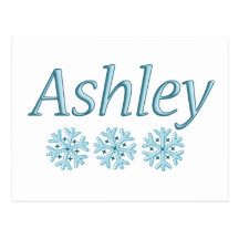 Copo de nieve de Ashley Postales