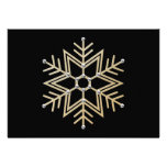 Copo de nieve de la plata y del oro comunicados