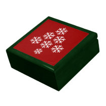 Copo de nieve del navidad cajas de regalo