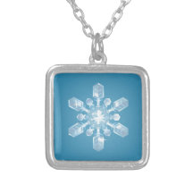 Copo de nieve del navidad pendientes