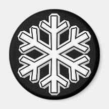 Copo de nieve imán de frigorifico