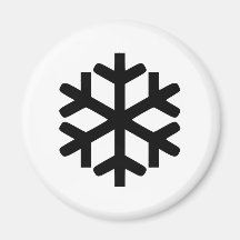 Copo de nieve iman de nevera