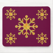Copo de nieve Mousepad