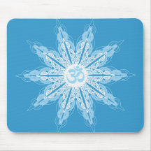 Copo de nieve Mousepad de OM Alfombrillas De Ratones