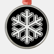 Copo de nieve ornamentos de navidad