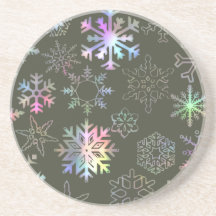 Copo de nieve posavasos diseño