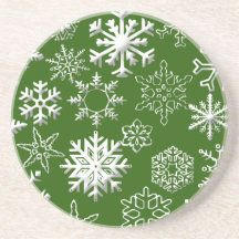 Copo de nieve posavasos personalizados